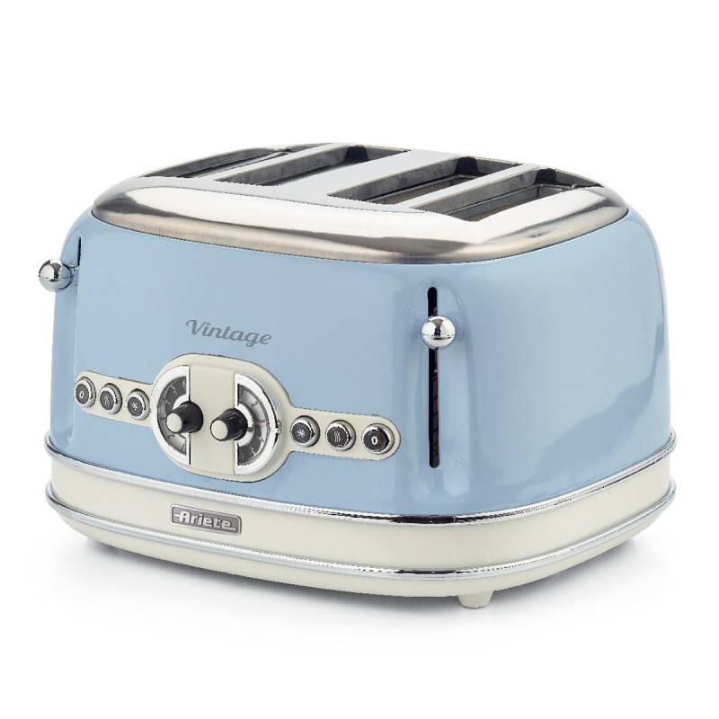 Ariete Vintage İki Hazneli Ekmek Kızartma Makinesi Mavi - 1