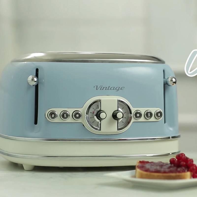 Ariete Vintage İki Hazneli Ekmek Kızartma Makinesi Mavi - 2