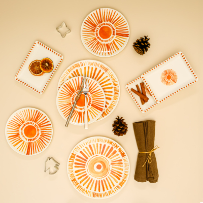 Aryıldız 18 Parça 6 Kişilik İkram Ve Kahvaltı seti - ARYILDIZ