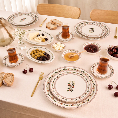 Aryıldız Cherry 32 Parça 6 Kişilik Kahvaltı Takımı - ARYILDIZ