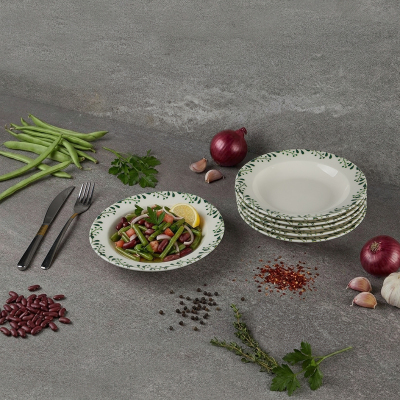 Aryıldız Cipso 6 Parça Yemek Tabağı 23cm - ARYILDIZ