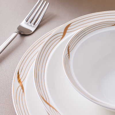 Aryıldız Crystal Provence Gold 56 Parça 12 Kişilik Yemek Takımı - 3