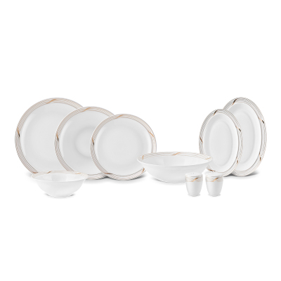 Aryıldız Crystal Provence Gold 56 Parça 12 Kişilik Yemek Takımı - 6