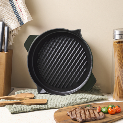 Aryıldız Duo Cast Bombe Grill Tava Fesleğen 30 cm - 3