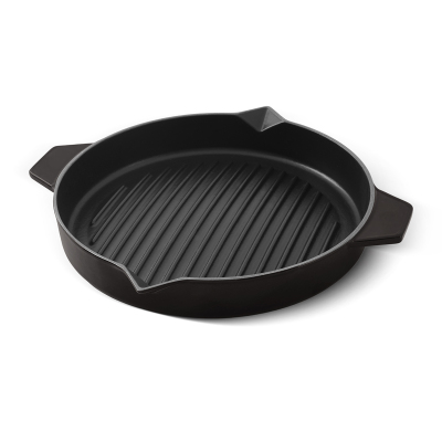 Aryıldız Duo Cast Bombe Grill Tava Kahverengi 30 cm - 5