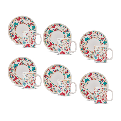 Aryıldız Elis 12 Parça 6 Kişilik Kahve Fincan Takımı 90 ml - 5