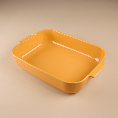 Aryıldız Elissa Dikdörtgen Fırın Kabı Sarı 41 cm - 2