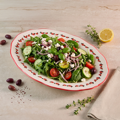 Aryıldız Gia Gonca Kayık Tabak 25 cm - ARYILDIZ
