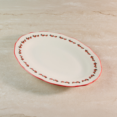 Aryıldız Gia Gonca Kayık Tabak 25 cm - 4