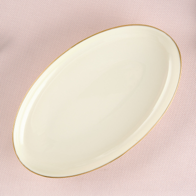 Aryıldız Hazel Gold Kayık Tabak 20 cm - 2