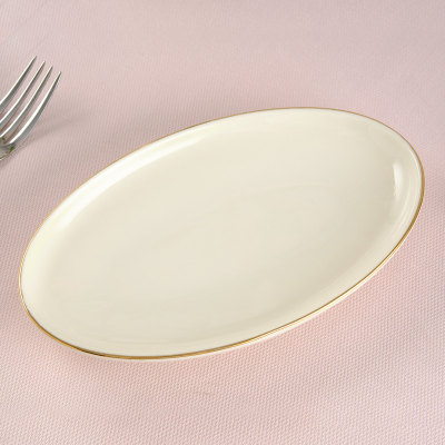 Aryıldız Hazel Gold Kayık Tabak 20 cm - 3