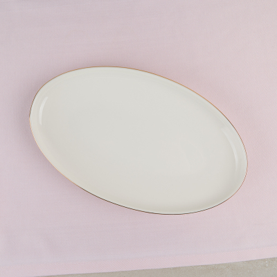 Aryıldız Hazel Gold Kayık Tabak 25 cm - 2