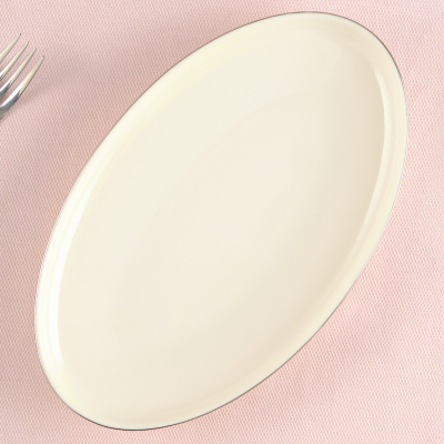 Aryıldız Hazel Platin Kayık Tabak 25 cm - 3