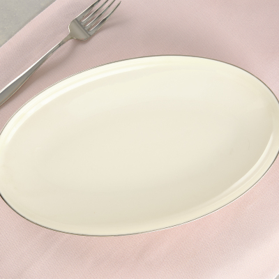 Aryıldız Hazel Platin Kayık Tabak 30 cm - 2