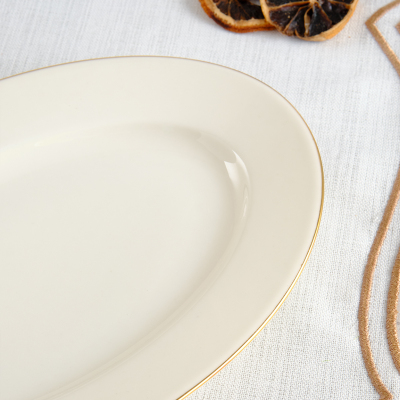 Aryıldız Hera Gold Kayık Tabak 25 cm - 3