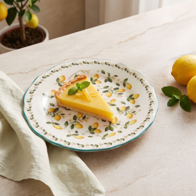 Aryıldız Limon Gonca Pasta Tabağı 21 cm - ARYILDIZ