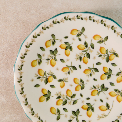 Aryıldız Limon Gonca Pasta Tabağı 21 cm - 4