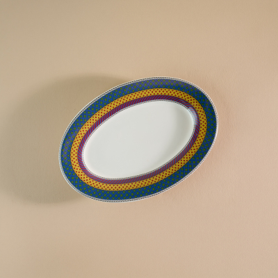 Aryıldız Marvia Kayık Tabak Mavi 20 cm - 2