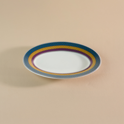 Aryıldız Marvia Kayık Tabak Mavi 20 cm - 3