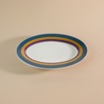 Aryıldız Marvia Kayık Tabak Mavi 25 cm - 2