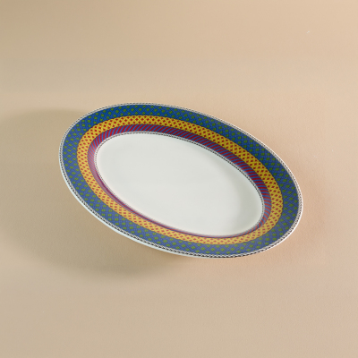 Aryıldız Marvia Kayık Tabak Mavi 25 cm - 3