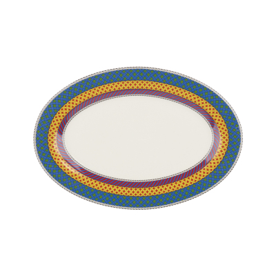 Aryıldız Marvia Kayık Tabak Mavi 30 cm - 6