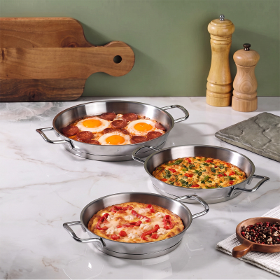 Aryıldız Modena 3 Parça Çelik Sahan Seti 18-20-22 cm - ARYILDIZ