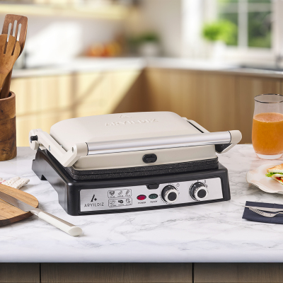 Aryıldız Multi Grill Tost Makinesi Mat Krem - 1