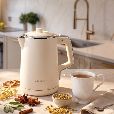 Aryıldız Origin Tea Çay Makinesi Krem - 3