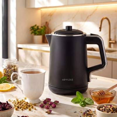 Aryıldız Origin Tea Çay Makinesi Siyah - 3