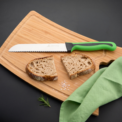 Aryıldız Plurex Dişli Ekmek Bıçağı Yeşil 19 cm - ARYILDIZ