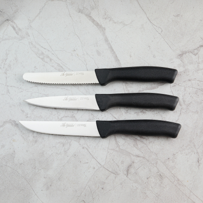 Aryıldız Rexa 3 Parça Sebze Bıçak Seti Siyah 10 cm - 4