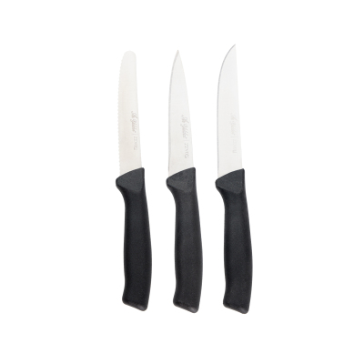 Aryıldız Rexa 3 Parça Sebze Bıçak Seti Siyah 10 cm - 5