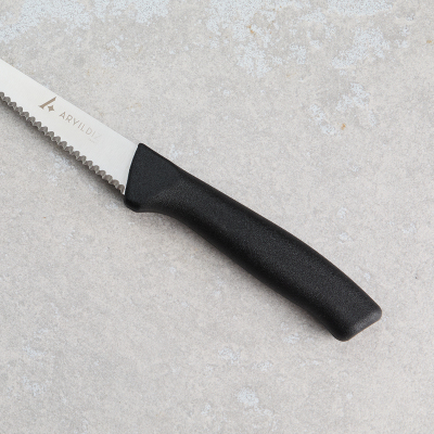 Aryıldız Rexa Tırtıklı Sebze Bıçak Siyah 10 cm - 5
