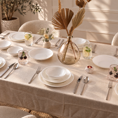 Aryıldız Venice White 24 Parça 6 Kişilik Yemek Takımı - ARYILDIZ