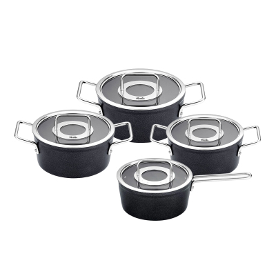 Fissler Adamant 8 Parça Cam Kapak Tencere Seti - FISSLER