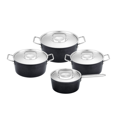 Fissler Adamant 8 Parça Metal Kapak Tencere Seti - FISSLER