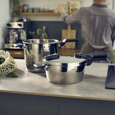 Fissler Vitaquick Elemental Düdüklü Tencere 6+3,5 Litre - 1