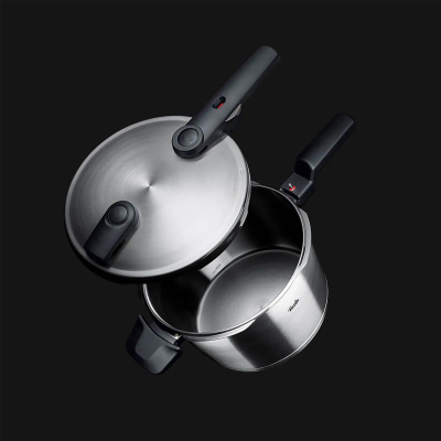 Fissler Vitaquick Premium 4,5 Litre Düdüklü Tencere + Buharda Pişirme Aparatı - 4