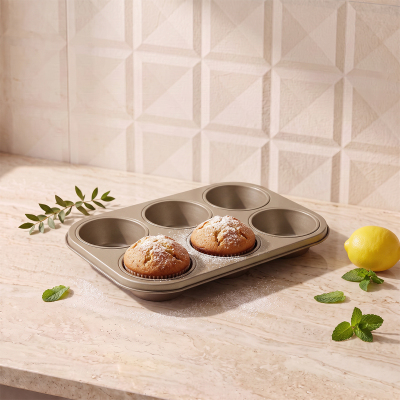 Guardini Actuel 6'lı Muffin Kalıbı Bronz - GUARDINI