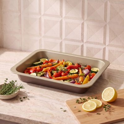 Guardini Actuel Dikdörtgen Fırın Tepsisi Bronz 30x40 cm - GUARDINI