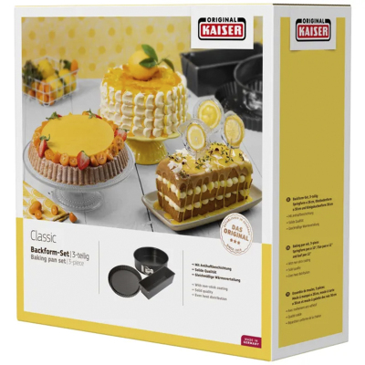 Kaiser Classic 3 Parça Kek Kalıbı Seti - 3