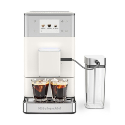 KitchenAid Tam Otomatik Buzlu Kahve Özellikli Espresso Makinesi KF4 Porcelain White - 5