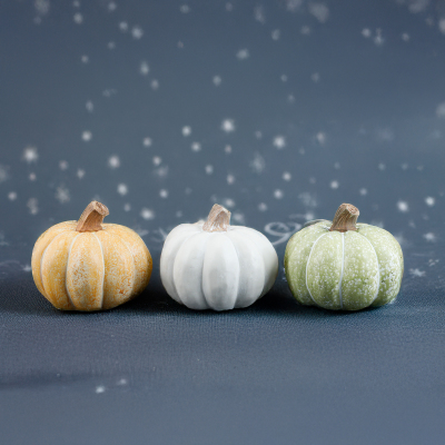 Koopman New Year 3 Parça Pumpkin Set 15x12 cm - KOOPMAN
