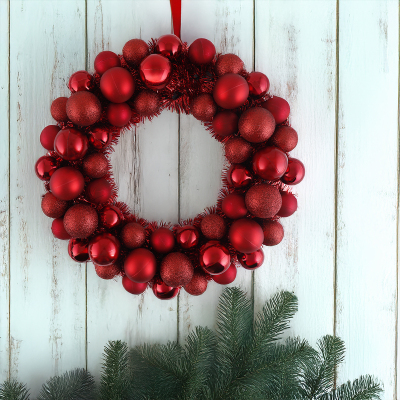 Koopman New Year Wreath With Berries - 1