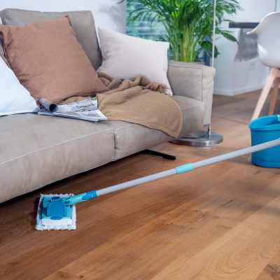 Leifheit Power Clean Zemin silecek seti M + Micro Duo Mop - 4