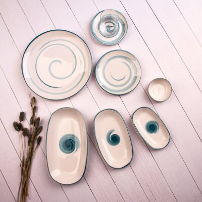 Marianna Aura 36 Parça Kahvaltı Takımı Yeşil - MARIANNA