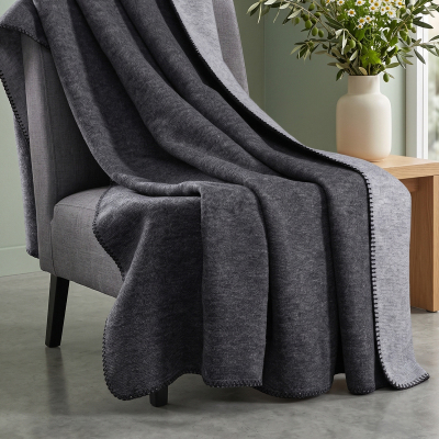 Maxstyle Argento Çift Kişilik Battaniye Gri 200X220 cm - 4