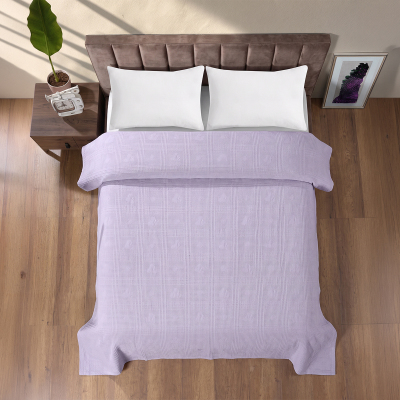 Maxstyle Çift Kişilik %100 Pamuk Pike Lila 200x220 cm - 2