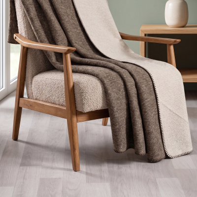 Maxstyle Çift Kişilik Battaniye Brown 200X220 cm - 4